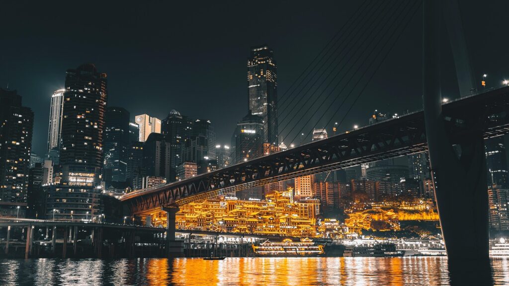 中国の夜景
